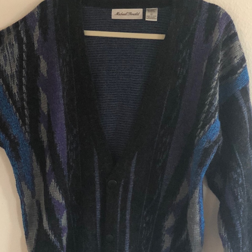 MICHAEL GERALD wool blend vintage Cosby sweater
